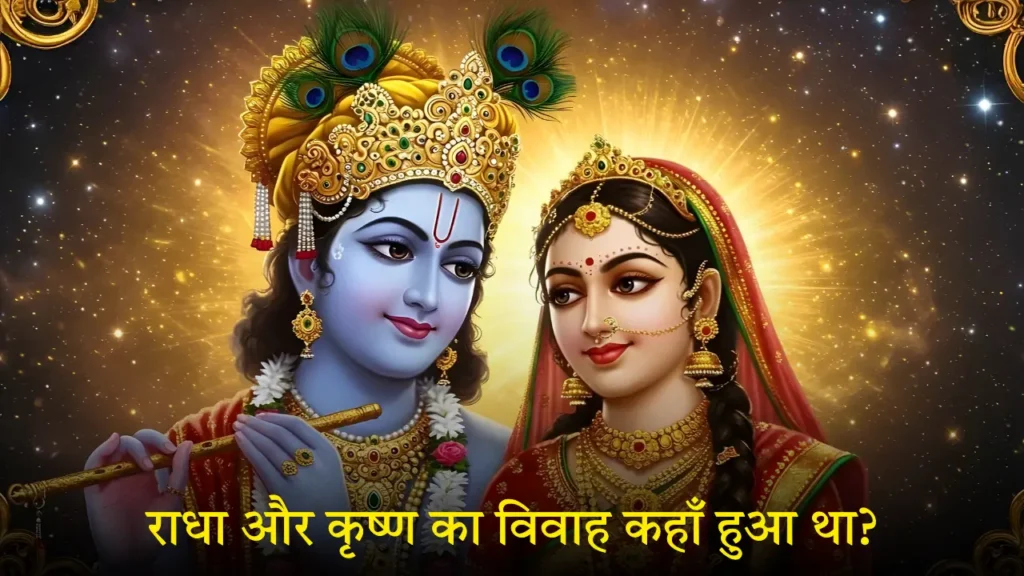 राधा और कृष्ण का विवाह कहाँ हुआ था