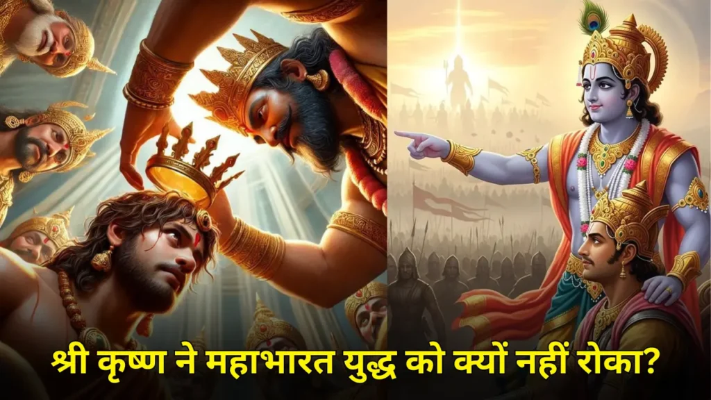 श्री कृष्ण ने महाभारत युद्ध को क्यों नहीं रोका
